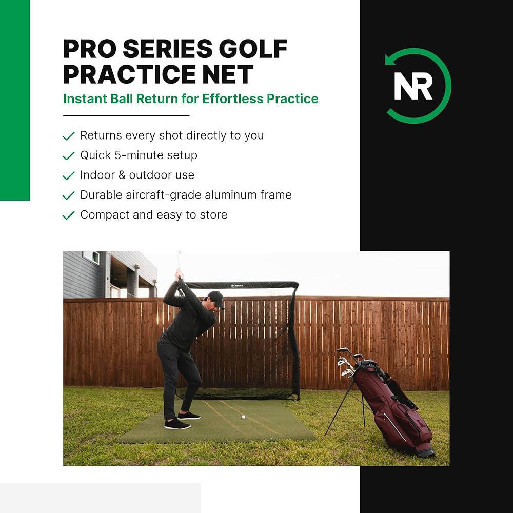 Amazon.com: Net Return Pro Series Golf Training Net, 8'x7'6